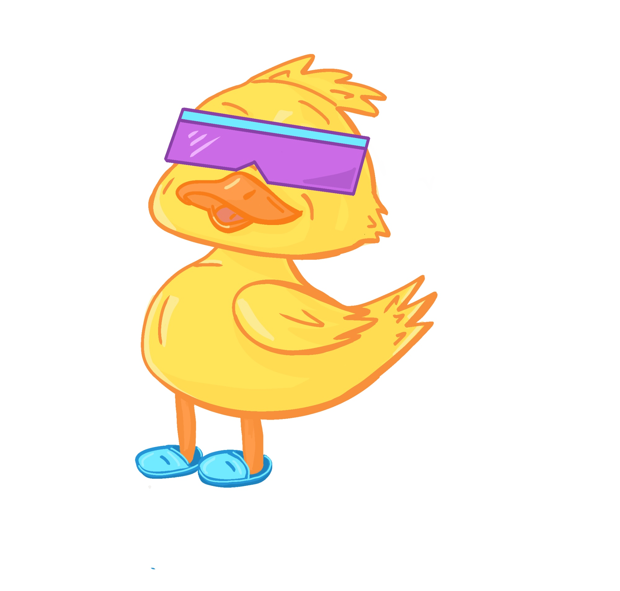 Duck mascot